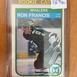 1982-83 O-Pee-Chee #123 Ron Francis RC Hartford Whalers